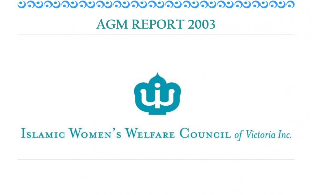 Annual Report 2003